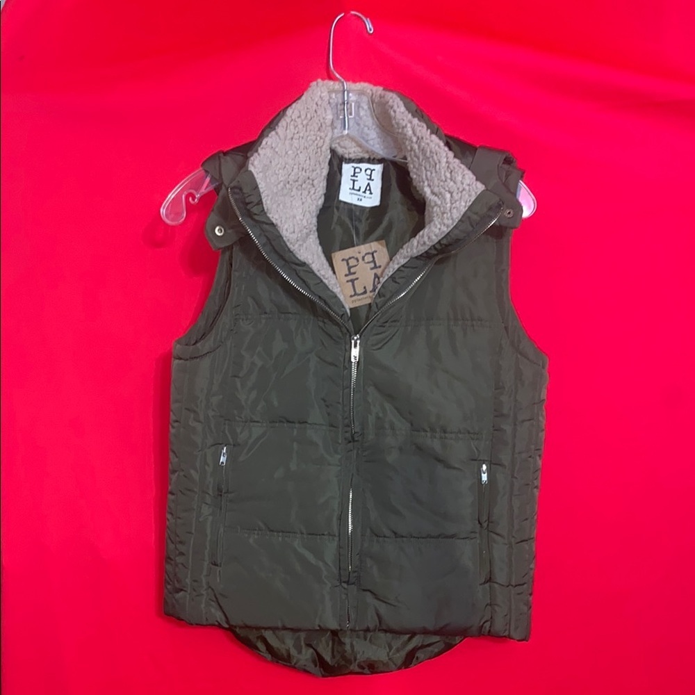 Green Puffer Vest